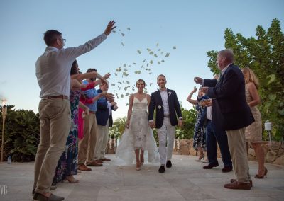 Couple wedding ceremony British Virgin Islands